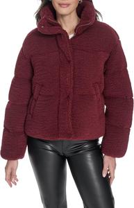 Женская куртка Levi's стеганая из шерпы, бордовый