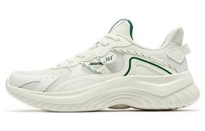 Кроссовки женские с низким верхом белый/зеленый 361°