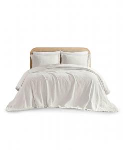 Легкий и дышащий комплект постельного белья Willow из 3 предметов, размер King Madison Park, White