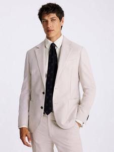 Однобортный пиджак из замши Moleskin Moss, Winter White