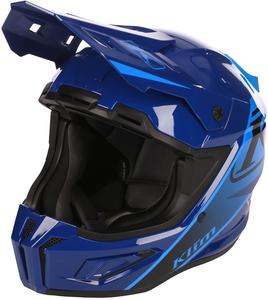 Детский шлем для снегохода Klim t1 freeride, Dark Blue/Light Blue