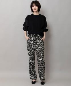 Трикотажная ткань 12GG *Широкие складки на талии