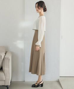 Платье с отделкой кантом, свадебное платье, платье для вечеринки по случаю встречи выпускников, приглашение на вечеринку Pourvous, цвет Off X Charcoal