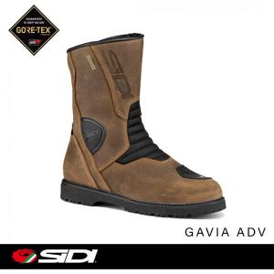 SIDI Итальянские мотоциклетные ботинки Gavia GTX Waterproof Breathable Travel Boots в ретро-стиле для комьютеров и мотоциклетных поездок, цвет кофе, размер 41