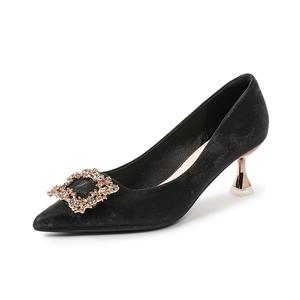 DAPHNE Тонкие каблуки на шпильке 6 см женские черные, цвет Black