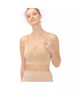 Бюстгальтер для кормления и сцеживания Maternity Essential Wireless HATCH Collection, коричневый/бежевый