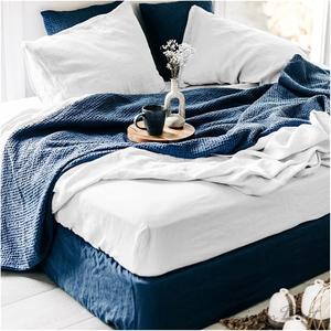 YUSIWOAL Комплект постельного белья из французского льна с эффектом стирки