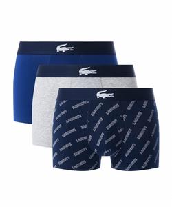 Комплект из 3 боксерских шорт/боксеров из эластичного хлопка с логотипом.