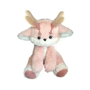 MORTEN SOLUM Маленькая розовая плюшевая кукла дракона высотой 35 см