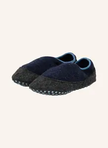 Носки-стоппер cosy slipper из шерсти мериноса  Falke, синий