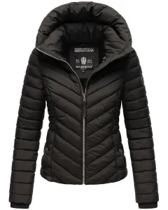 Стеганая куртка Marikoo "Кагоми" с большим капюшоном, черный