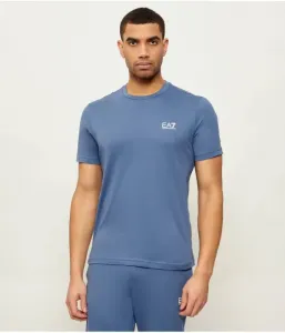 Футболка slim fit Ea7, синий