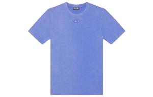 Футболка DIESEL с потертостями, синяя