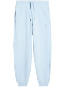 Спортивные брюки с монограммой Ami de Coeur AMI Paris, синий