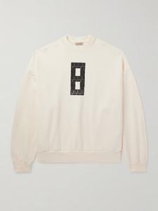 Толстовка из хлопкового джерси с принтом FEAR OF GOD, кремовый