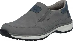 Мужские ортопедические слипоны Rieker коричневого цвета, серый