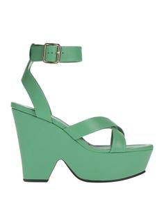 Сандалии Victoria Beckham, зеленый