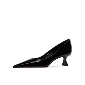 Женские туфли на тонком каблуке и высоком каблуке Shesrim, Black