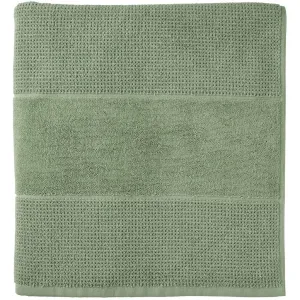 Полотенце для сауны Турин в модной текстуре рисового зерна Made in Green Schiesser, зеленый