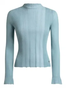 Джемпер с жаккардовым узором и высоким воротником Etro, синий