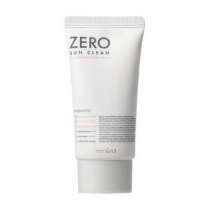 ZERO SUN 02 Tone Up SPF50+ PA++++ Ежедневный солнцезащитный крем Осветляющий Нежирная водянистая текстура Мягкий финиш Мощная защита от ультрафиолета Увлажнение всех типов кожи Rom&Nd
