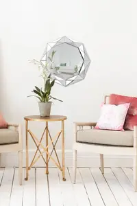 Настенное зеркало Kayoom "Геракл 1010", (1 шт.) 80х80 см, цвет silberfarben