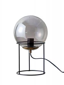 Настольная лампа Dyberg Larsen Moon, серебро - стекло - металл - 20 x 34 x 20 см
