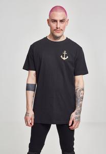 Футболка с принтом CAPTAIN Mister Tee, черный