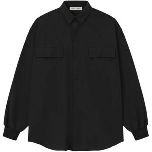 Хлопковая рубашка Fear Of God Essentials, черный
