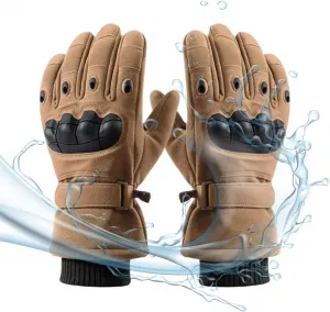 Мотоциклетные перчатки | Жесткие мотоциклетные перчатки для сенсорных экранов | Тренировочные перчатки с нескользящими подушечками на ладони, зимние мотоциклетные перчатки, Braun