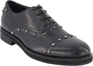 Мужские оксфорды из кожи с заклепками Karl Lagerfeld Paris, черный