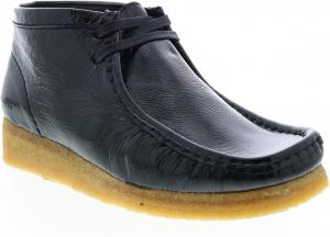 Женские ботинки Wallabee от Clarks, Black Pat
