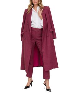 Женское пальто Jakki с приталенным силуэтом и принтом в елочку Lily and Lionel London, Pink