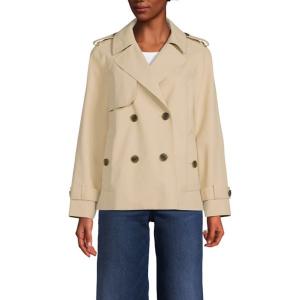 Женская куртка-дождевик Lands' End, цвет champagne