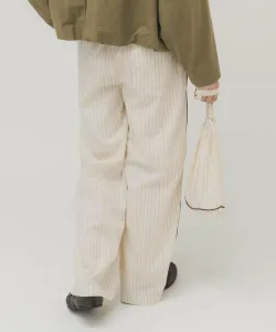 Полосатые удобные брюки Kbf, цвет Ivory
