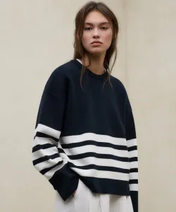 Вязаный свитер из козьей шерсти / Женский вязаный свитер из козьей шерсти