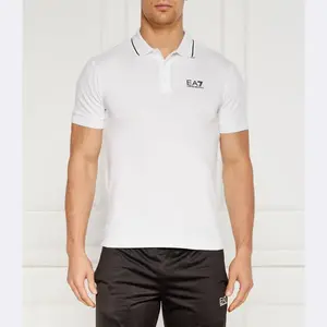 Рубашка-Поло узкого кроя Ea7, белый
