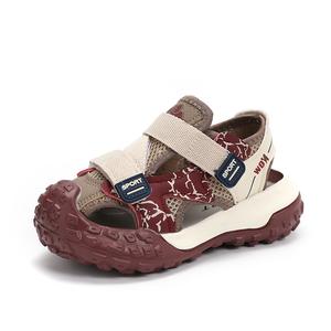 Детские сандалии с амортизацией и износостойкостью для детей от 3 до 7 лет SUPEREDGE, красный