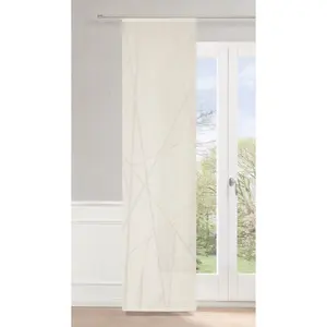 Нейтекс для вас! Раздвижная штора «ЛУЧ», (1 шт.), абстрактный узор Neutex For You!, цвет creme