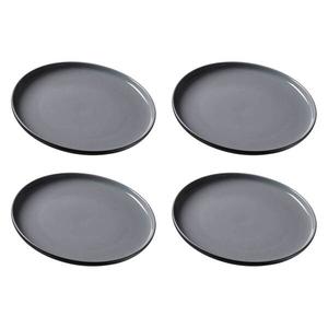 Набор обеденных тарелок jasper, 4 шт. Ritzenhoff, черный