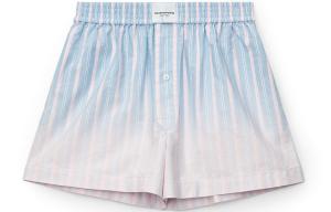 Повседневные шорты женские голубые Alexander Wang