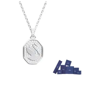 Кулон Signum на цепочке Swarovski