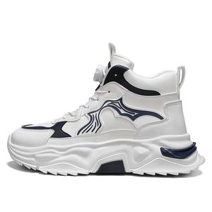 Высокие массивные кроссовки мужские PNKE, White Blue (All-Season)