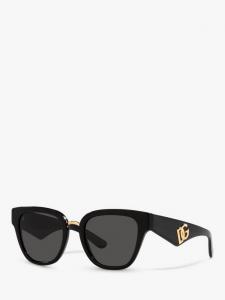 DG4437 женские солнцезащитные очки Butterfly Dolce & Gabbana, Black