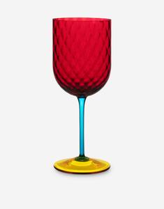 Бокал для красного вина ручной работы из муранского стекла Dolce&Gabbana, мультиколор