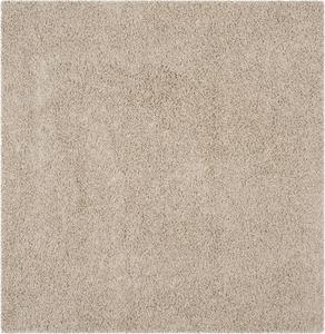 SAFAVIEH Athens Shag Collection ковер, 201 x 201 см, Beige, без линьки и простой в уходе, идеален для помещений с высокой проходимостью в гостиной, спальне (SGA119G)