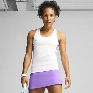 Женская майка для одиночного падл-тенниса Puma, белый