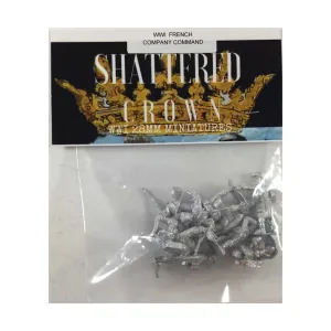 Командование французской роты, WWI Shattered Crown Miniatures - French (28mm)