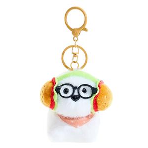 Маленький зверек гамбургер плюшевый кулон высота 9см длина 9см X3COMMUNE