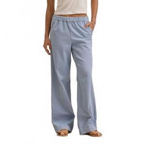 Женские брюки Naya Wide Leg в цвете Blue Haze Velvet by Graham & Spencer